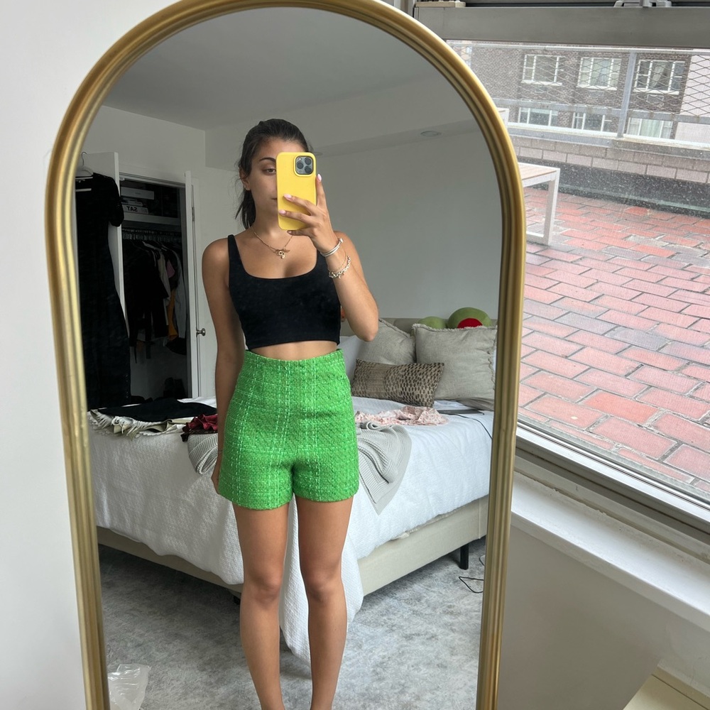 Zara tweed shorts